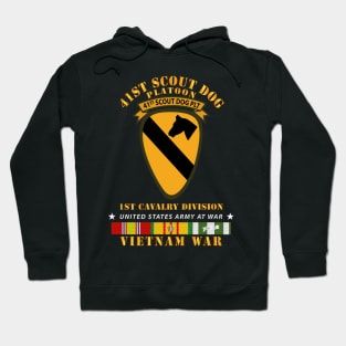 41st  Scout Dog Platoon 1st Cav - VN SVC Hoodie